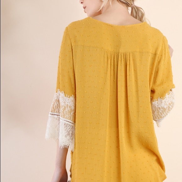 Surplice Embroidered Dot Lace Trim - Picture 7 of 7